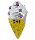 ice cream silver bead jewelry