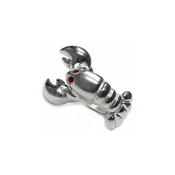 sterling silver lobster charm