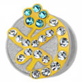 Flower on 925 sterling silver bead jewelry