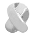 x shape sterling silver bead jewelry