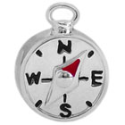 compass silver beads for European modular bracelets
