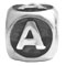 Wholesale 925 sterling silver alphabet beads A for personalized jewelry
