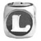 Wholesale 925 sterling silver alphabet beads L for personalized jewelry