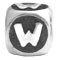 Wholesale 925 sterling silver alphabet beads T for personalized jewelry