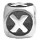 Wholesale 925 sterling silver alphabet beads U for personalized jewelry
