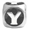 Wholesale 925 sterling silver alphabet beads V for personalized jewelry