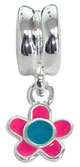 3005 Dangle flower sterling silver beads