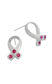 925 sterling silver ribbon earrings