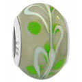 glass bead for European charm bracelet jewelry