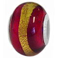 glass bead for European charm bracelet jewelry