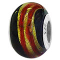 glass bead for European charm bracelet jewelry