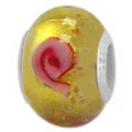 flower glass bead Murano jewellery