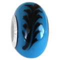 Blue glass bead jewelry