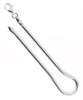 925 sterling silver snake chains