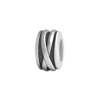 sterling silver spacer for modular bead jewelry