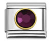 February Italian charm birthstones
