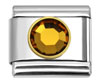 Topaz November birthstone Italian charm