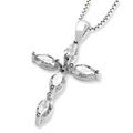 Cross sterling silver pendant charms