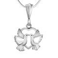 Birds sterling silver charms