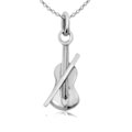violin sterling silver pendatn