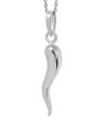 Hot pepper sterling silver pendants