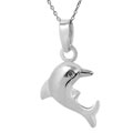 4136 silver dolphin pendant jewelry