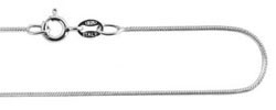 wholesale 1 mm sterling silver snake chains made in Italy