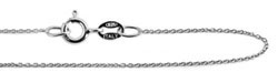 wholesale sterling silver 1 mm rolo chains made in Italy