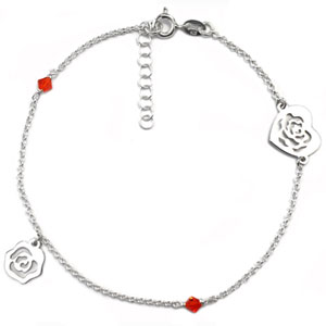 8105 silver anklets and chains