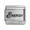 Word Energy laser charms
