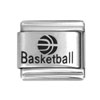 basketball Italian charms