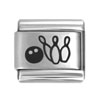 bowling ball and pin charms