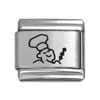 Chef stainless steel charm
