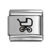 baby carriage Italian charms