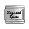 Hugs and kisses laser charms