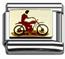 motorcyclist Italian charms