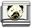 bull dog Italian charms