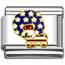 US flag dog Italian charms