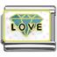 diamond love charms