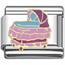 baby cradle Italian charms