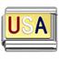 USA stainless steel charms