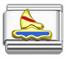 sail boat Italian charms