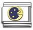 moon stars Italian charms