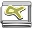 Yellow ribbon Italian charms
