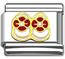 white shoe Italian charms