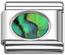 oval shell Italian charms