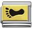 Foot print Italian charms