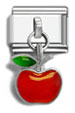 Dangle apple Italian charms