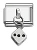 Dangling dice Italian charms