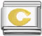 alphabet G Italian charms